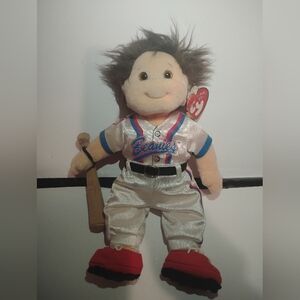Beanie Babies Baseball Player Tumbles